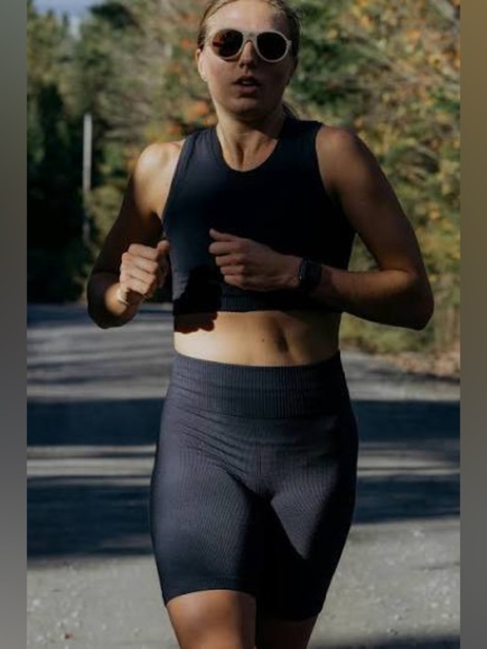 Tracksmith Fells Short Tights in Ebony